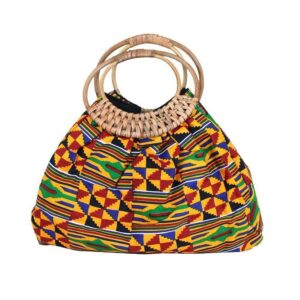 Ankara Knitted Cain Bag